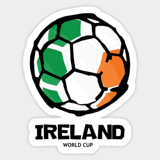 Ireland Football Country Flag Sticker